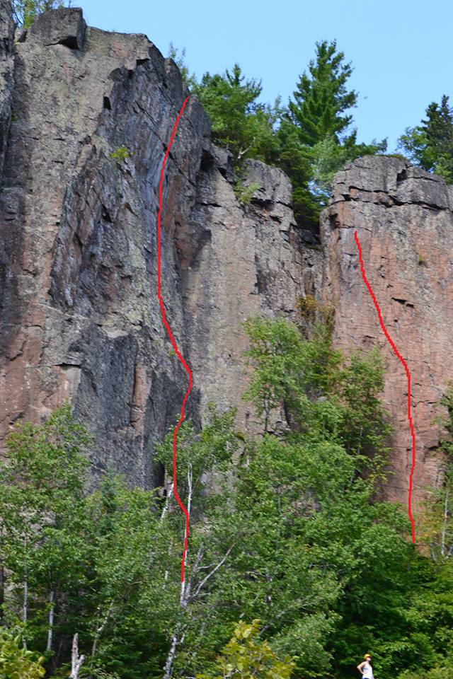 Legends of Animikee 5.11b, 30m