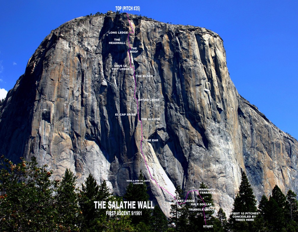 Salathe Wall, El Capitan, Yosemite, California 