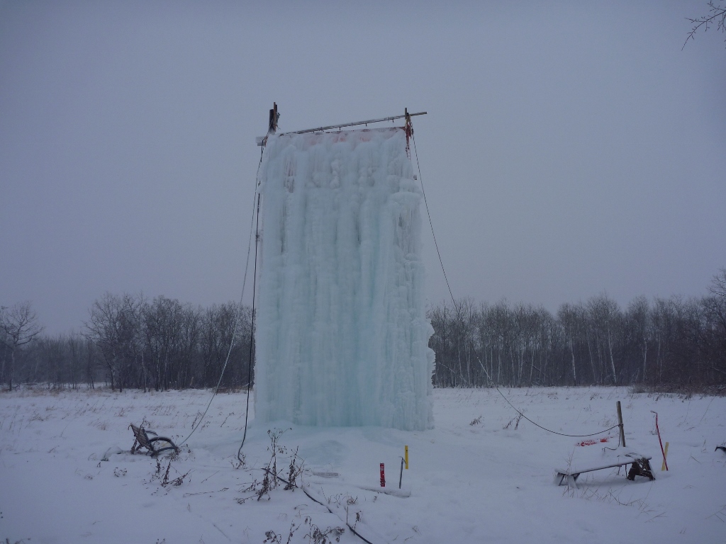 Complete ice wall Photo Brad Friesen