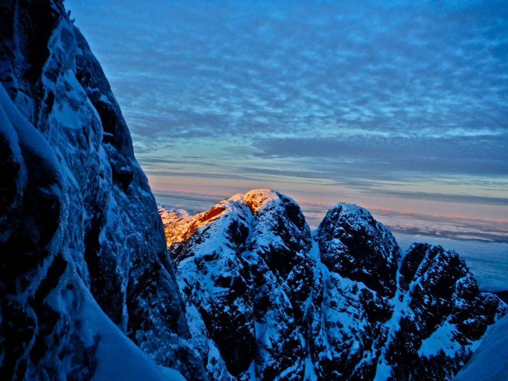 Early morning on the west face 