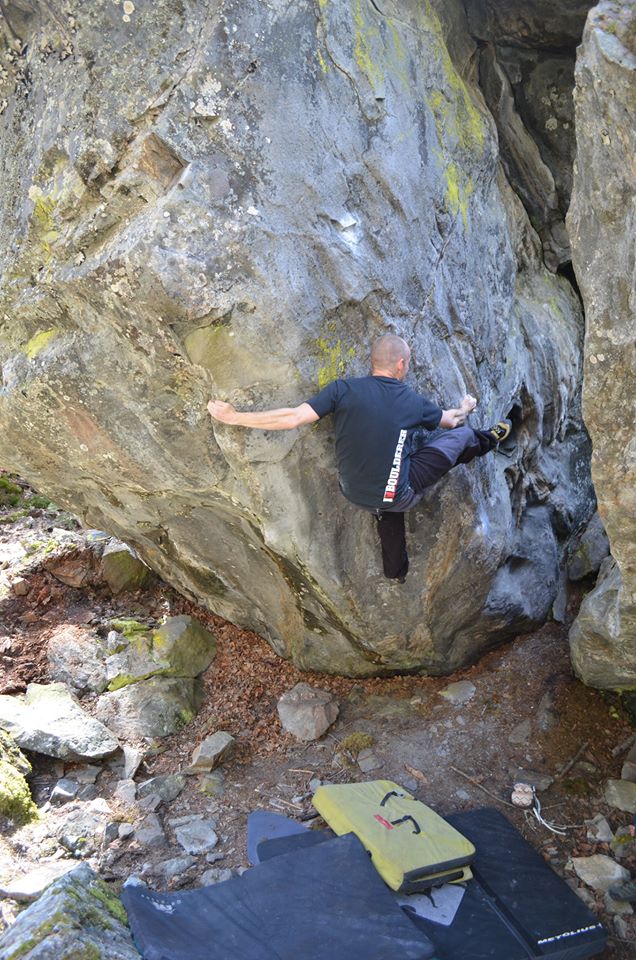 Andy White on Keep Calm and Compress On V10