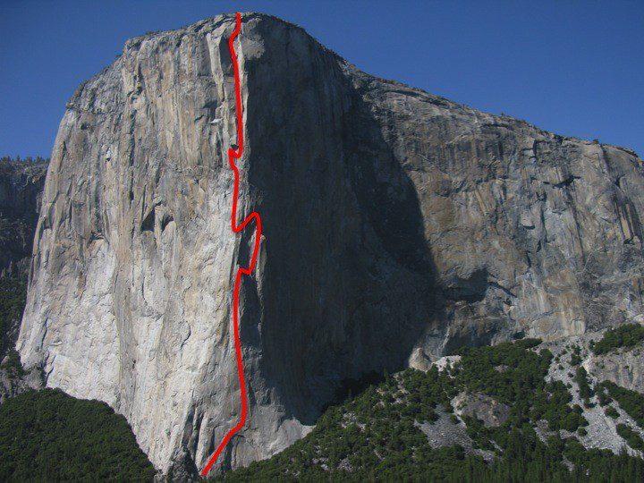 The Nose rises from Yosemite Valley. Photo Gripped Collection