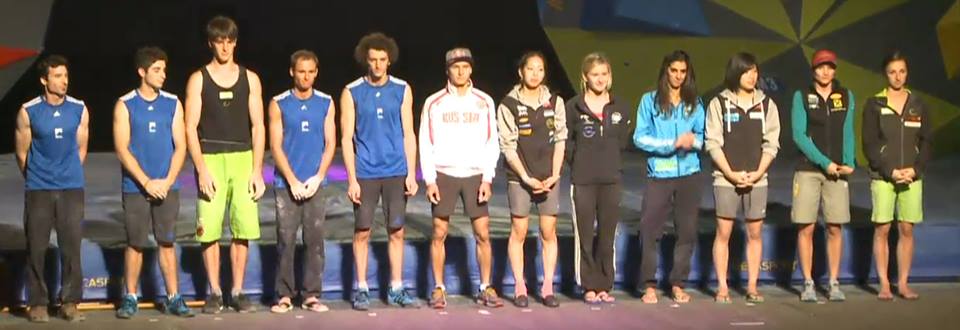 The final competitors at the Laval World Cup Photo IFSC