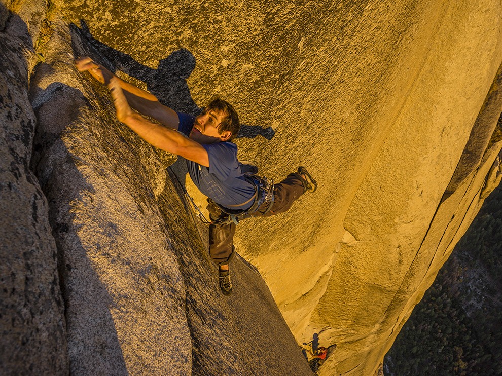 Alex Honnold on The Pre Muir Wall Photo John Dickey Source National Geographic's extreme photo of the week