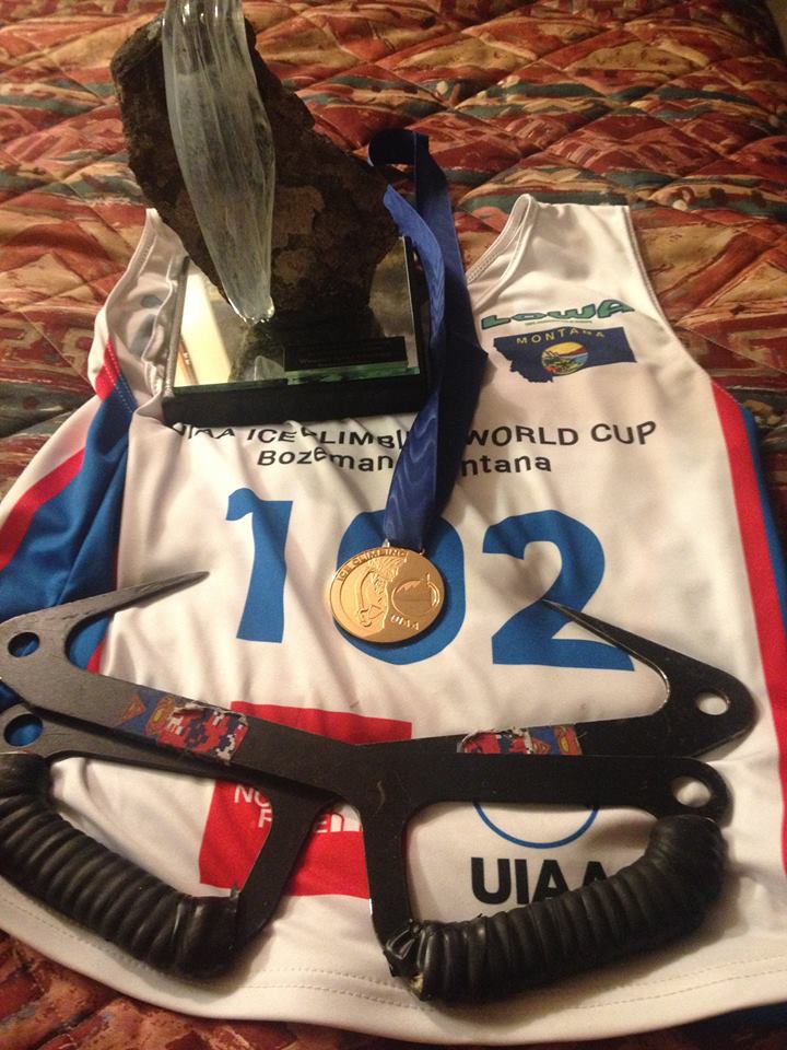 Kendra Stritch's medal, tools and jersey Photo Kendra Stritch