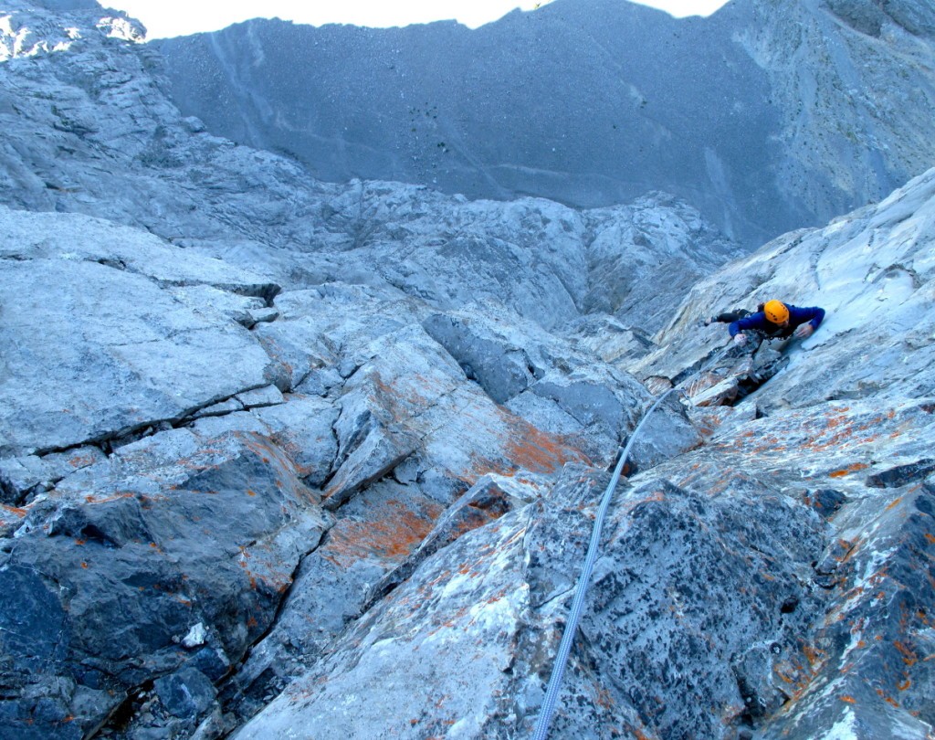Wiktor Skupinski climbing A Particular Manner of Expression. Photo Raphael Slawinski