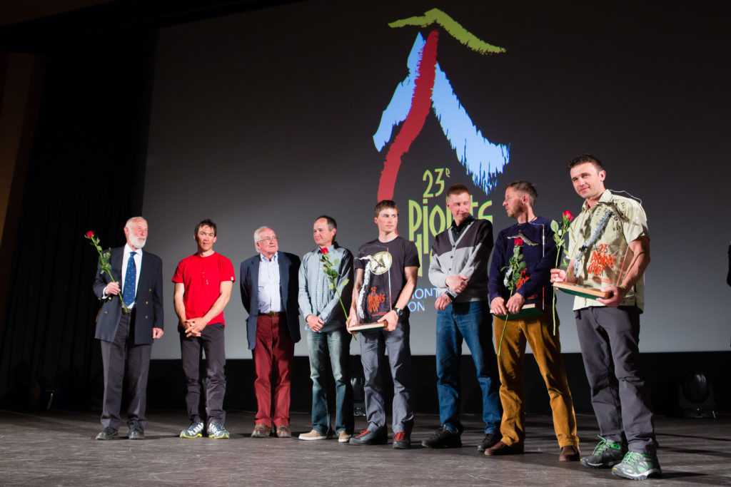 The recipients of the 2015 Piolets d'Or. Photo  Piotr Drozdz 