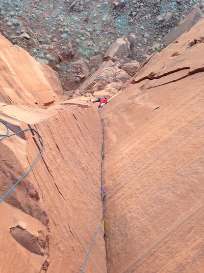 Lisa Nelson follows pitch two of Out From the Shadow 5.11.  Photo Matt Nelson