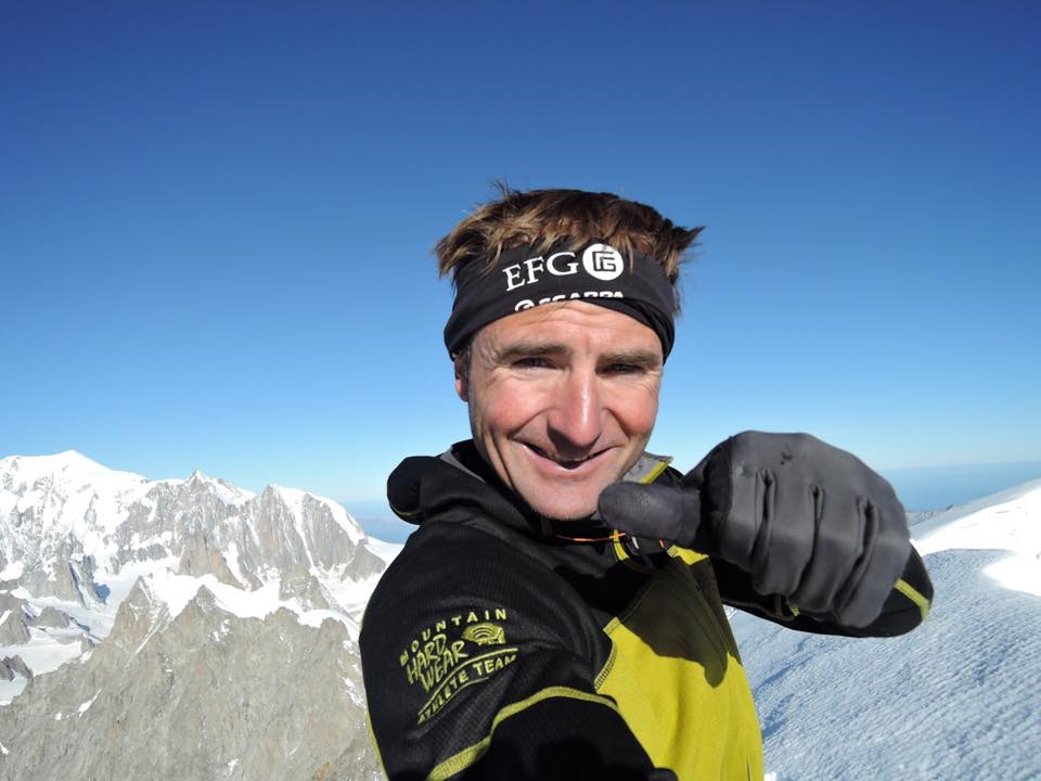 Ueli Steck nearing the end of hihs 82 summits challenge.  Photo 82 summits Facebook page