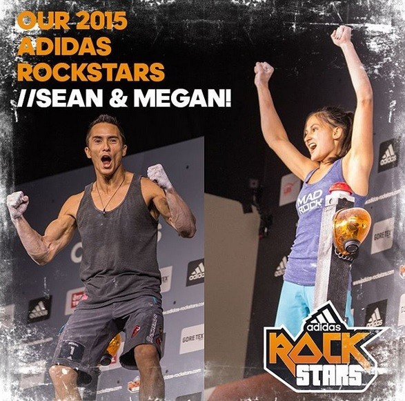 Sean McColl and Megan Mascarenos are the winners of the 2015 Adidas Rockstars.  