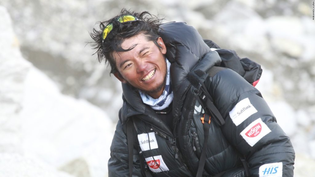 Japanese mountaineer Nobukazu Kuriki, 33, from Hokkaido, is preparing to make his fifth attempt.