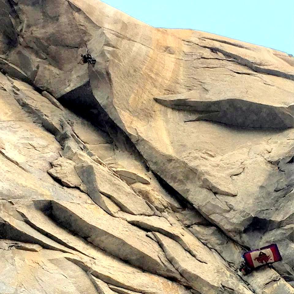 Pete Zabrok leading another A4 pitch on Tempest.  Photo Scott Peterson