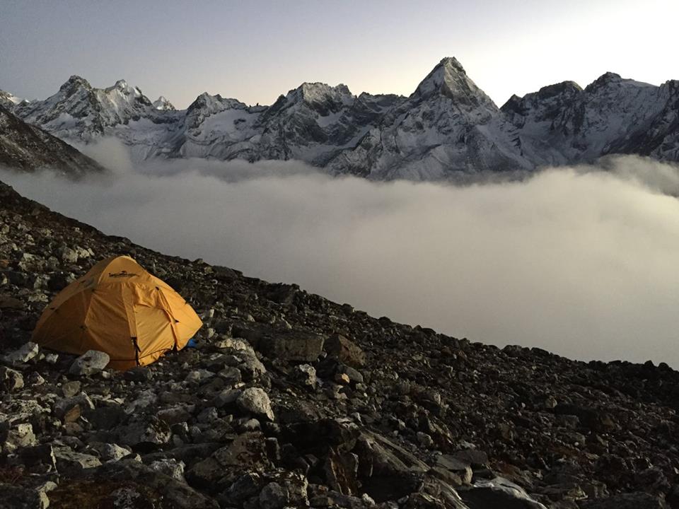 The base camp. Photo Mingma Sherpa