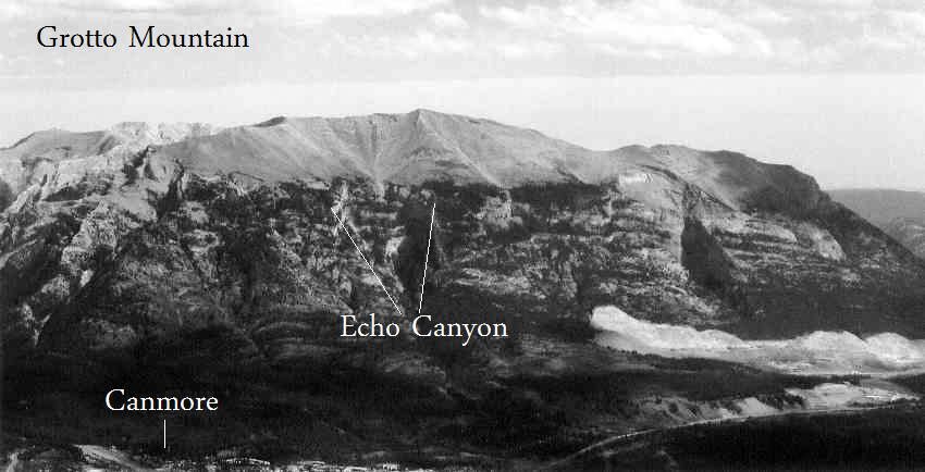 Echo Canyon on Grotto Mountain. Photo BP