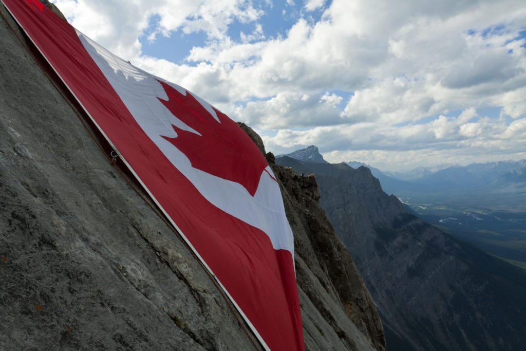Canada Flag on Ha Ling-25