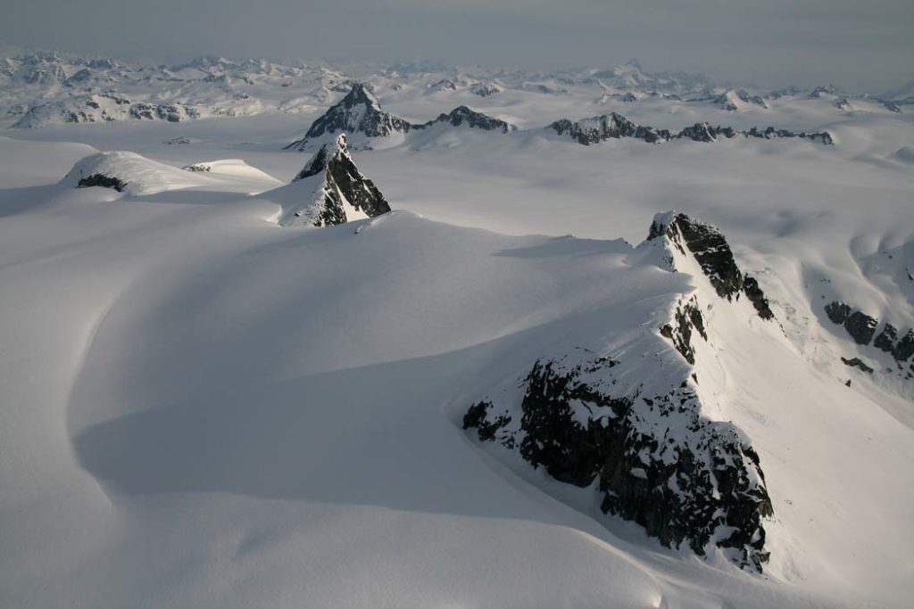 Homathko Icefield. Photo John Scurlock