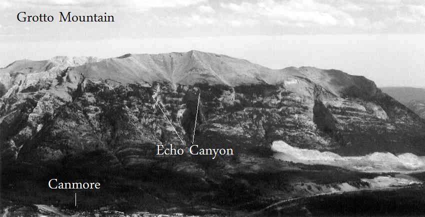 Grotto Mountain with Echo Canyon