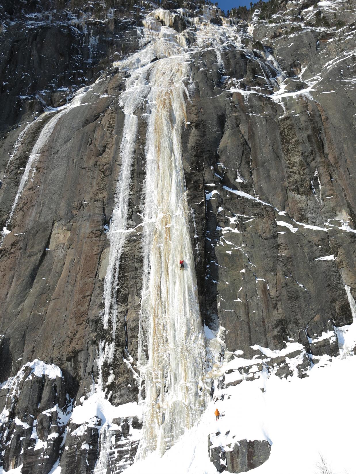 Ice Climbing in Northern Quebec