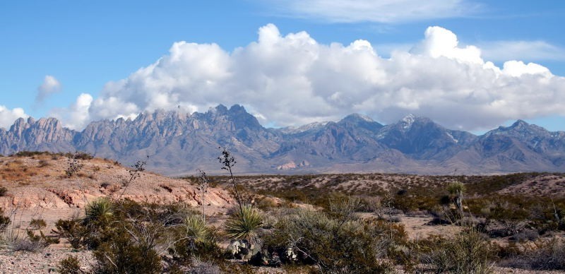 The Organ Mountains are an iconic part of the Mesilla Valley, New Mexico. 
