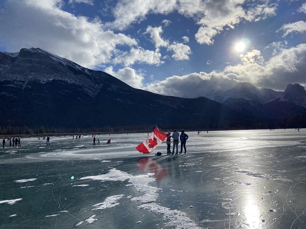 The Boom of Mountain Lake Ice Skating - Gripped Magazine