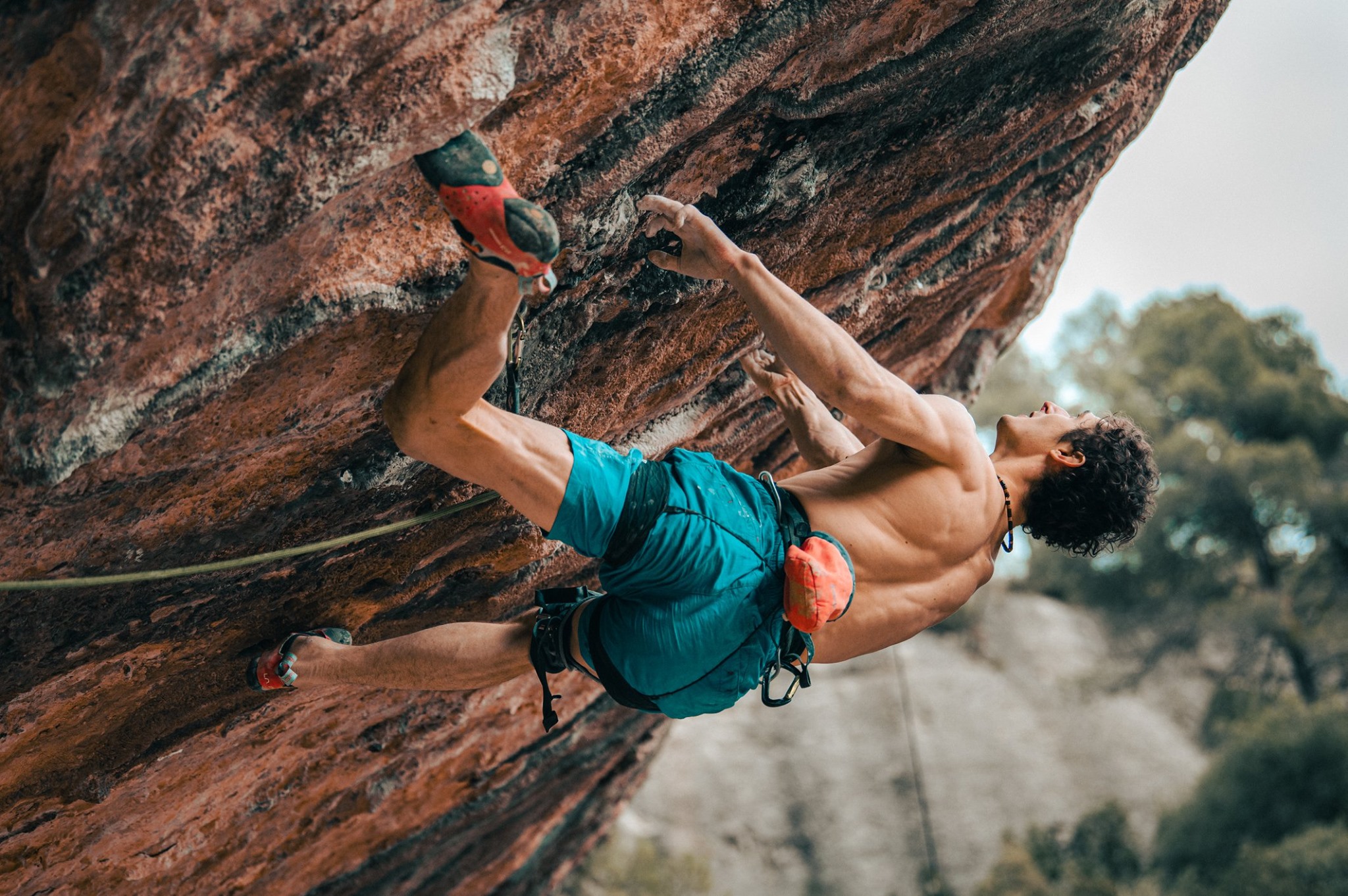 Adam Ondra Attempting Potential 5 15d In Spain Gripped Magazine