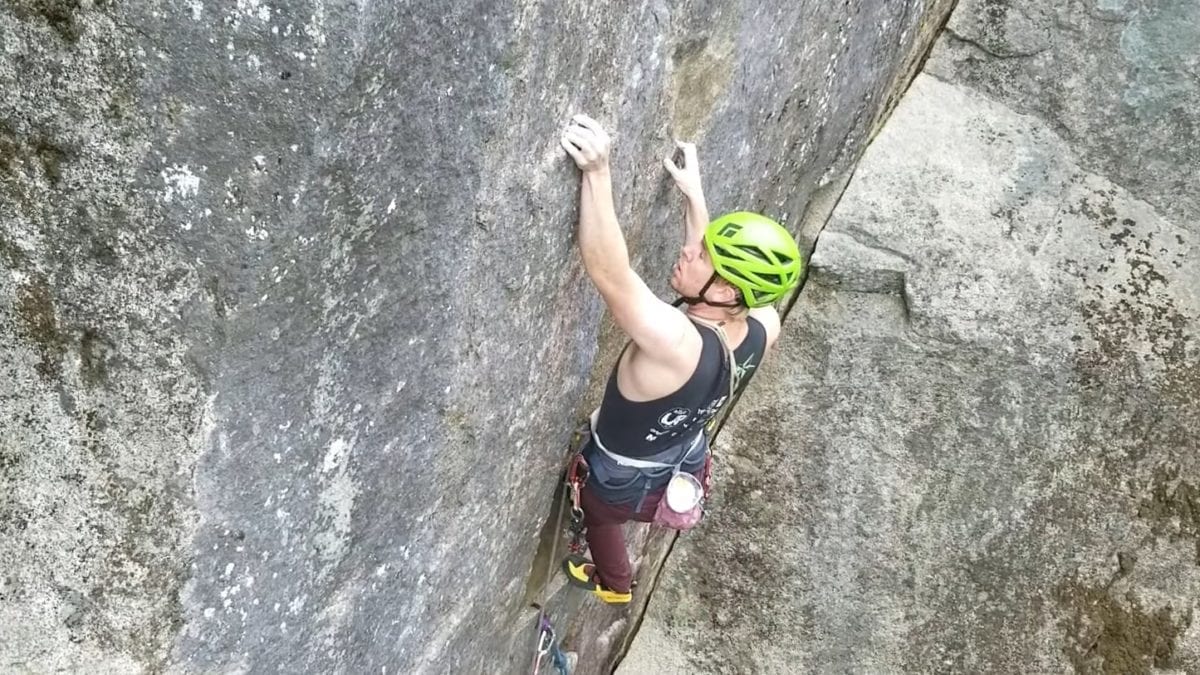 Hard New R/X Trad Route at New Brunswick's Eagle Rock - Gripped 