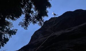 Sasha DiGiulian rock climbing Colorado