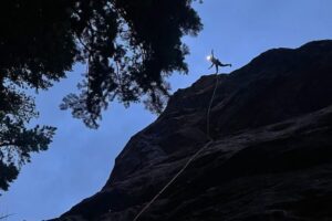 Sasha DiGiulian rock climbing Colorado