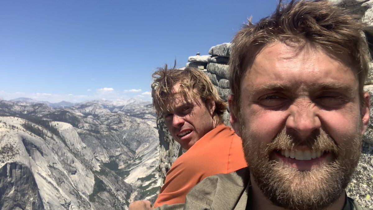 the team on top of half dome
