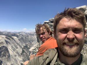 the team on top of half dome