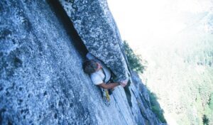 Ben Zartman climbing in Yosemite