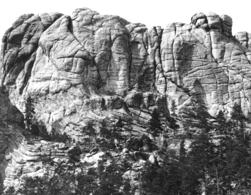 Before the presidents were carved